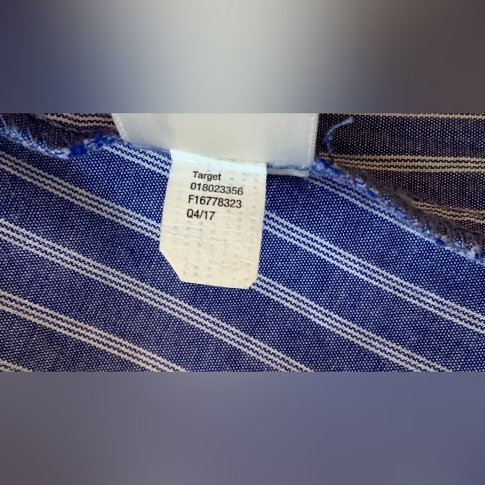 Excellent Condition, A New Day, Striped Ruffle Off Shoulder Blouse, Size M/L - Picture 5 of 6